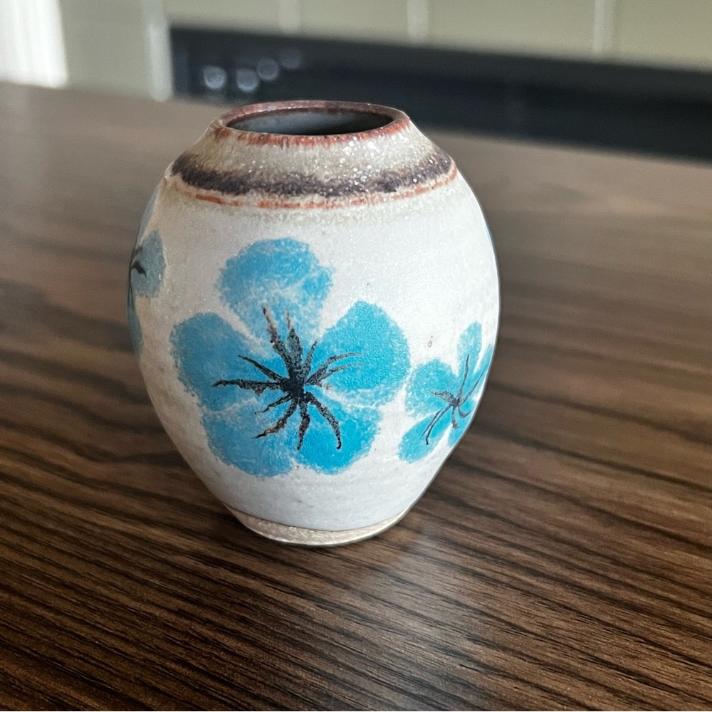 Small Painted Pottery Vase
